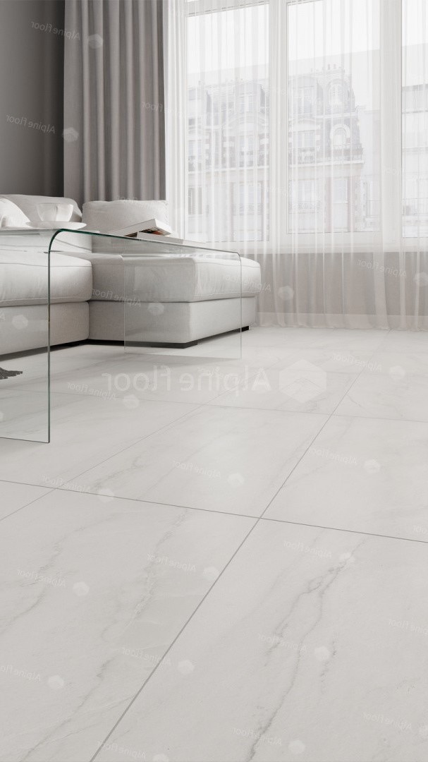 Кварцвиниловая плитка Alpine Floor клеевая Light Stone Брайс ECO 15-7 608×303×2,5 фото в интерьере